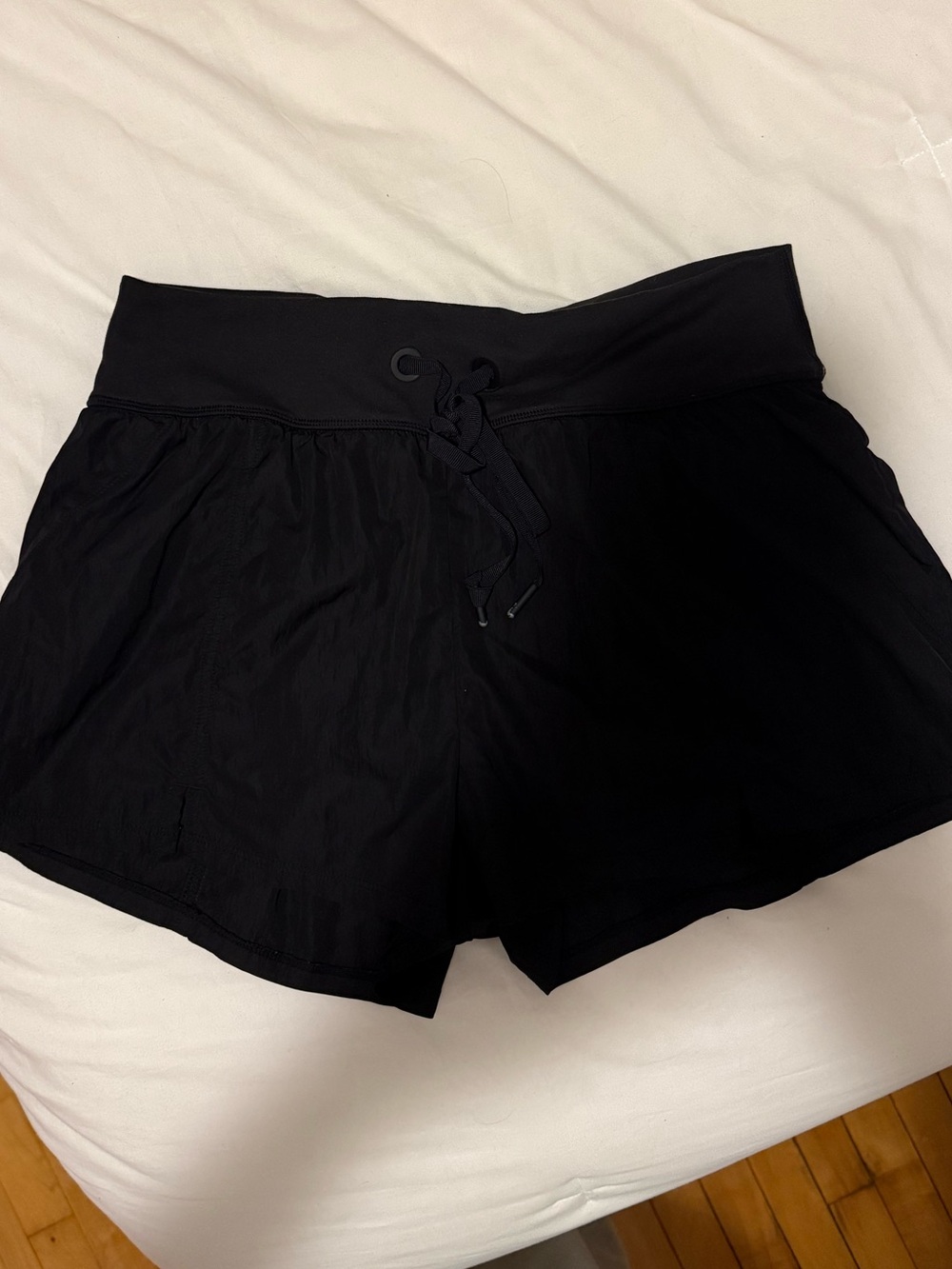 aerie Black Athletic Drawstring Waist Shorts
